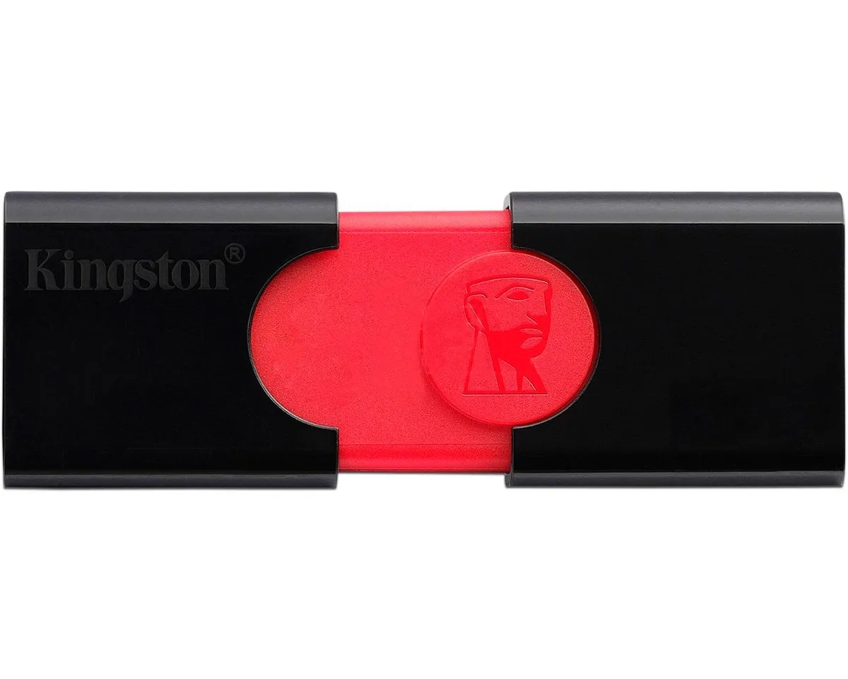 Kingston Dt106 Memoria Usb 64 Gb 3.0 Negro/Rojo
