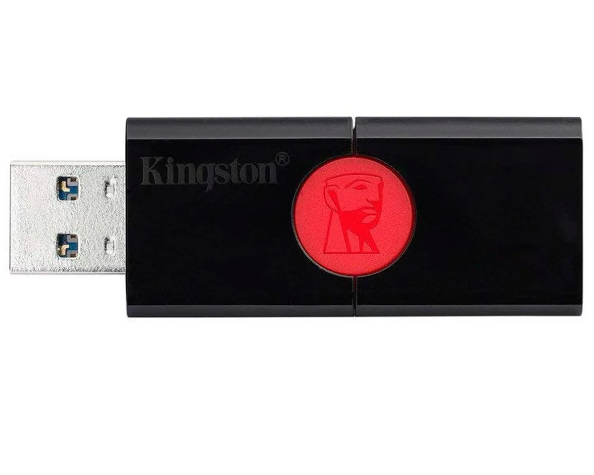 Kingston Dt106 Memoria Usb 64 Gb 3.0 Negro/Rojo