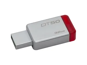 Kingston Dt50 Memoria Usb Flash 3.0 32 Gb Metal/Roja