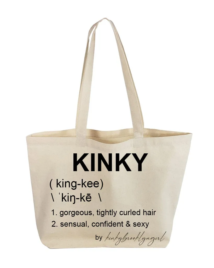 KINKY- Signature Oversized Tote Bag