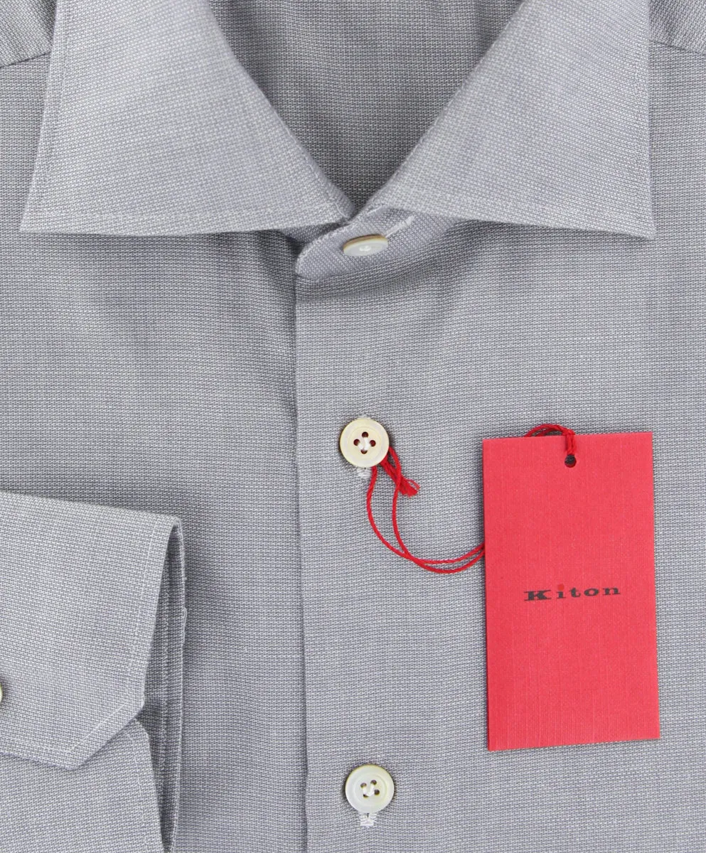 Kiton Gray Shirt - Slim