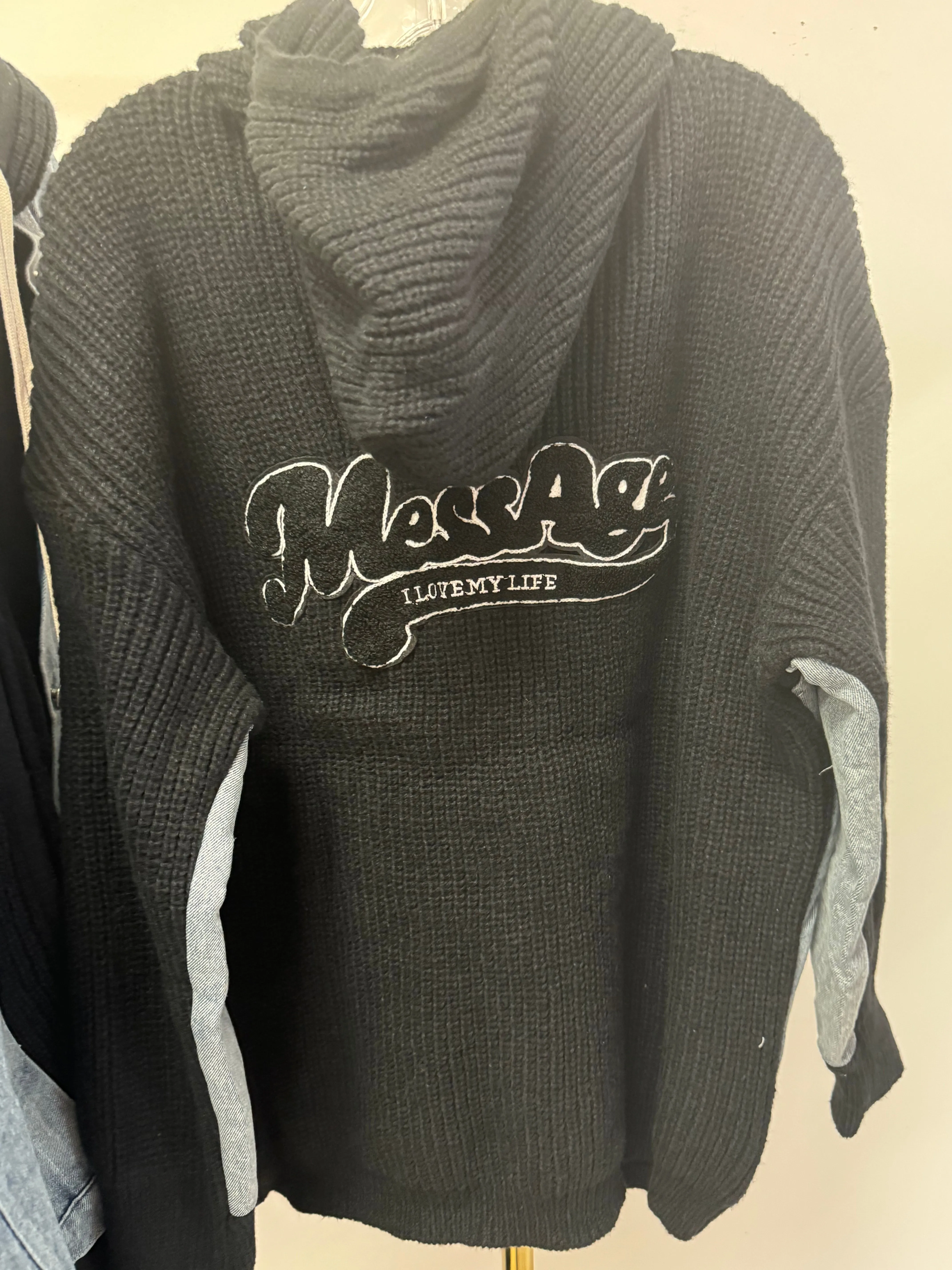 “Knitted Denim” Jacket