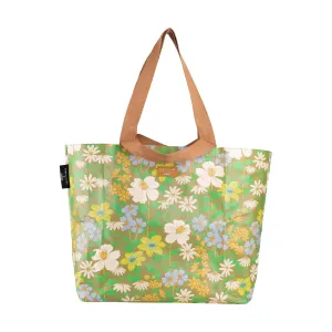 KOLLAB SHOPPER TOTE SAGE X CLARE & KOLLAB FLORIA