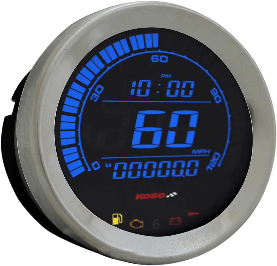 Koso North America BA051110 4in. Tachometer Gauge - Black