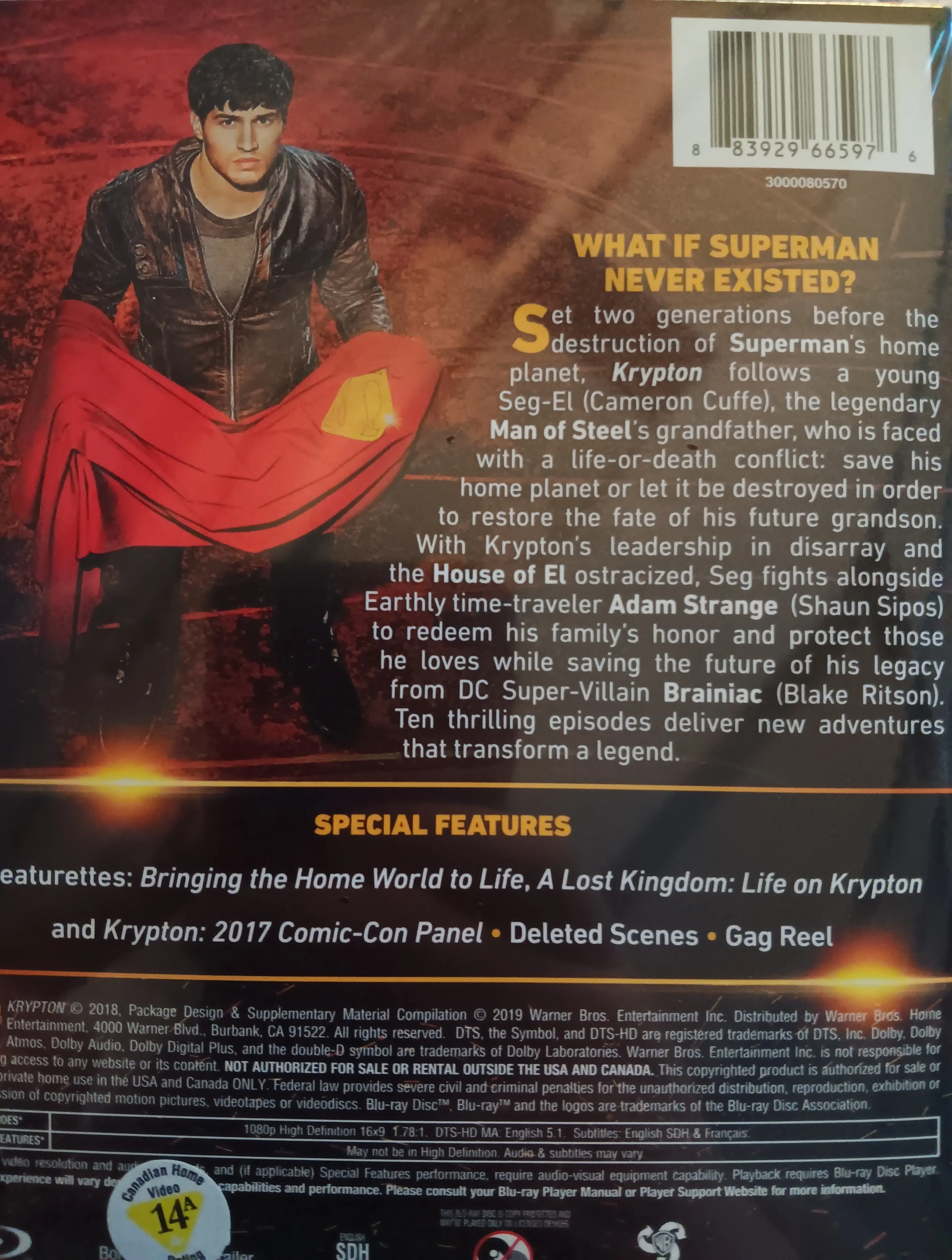 Krypton Season 1 [BLU-RAY   DIGITAL DOWNLOAD]