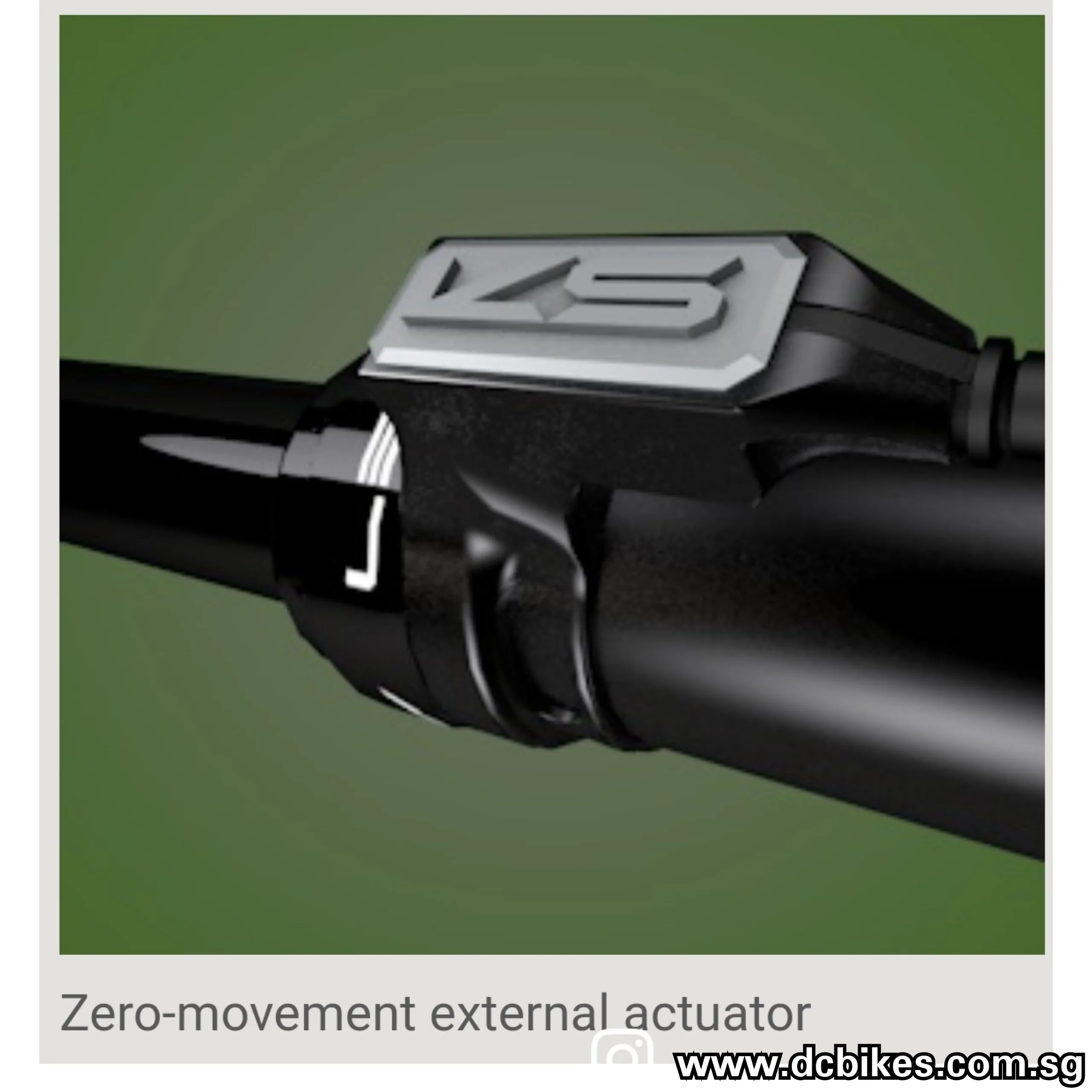 KS | 30.9/31.6 Kind Shock LEV 125mm External Routing Air Dropper Seat Post   Bar Remote Lever