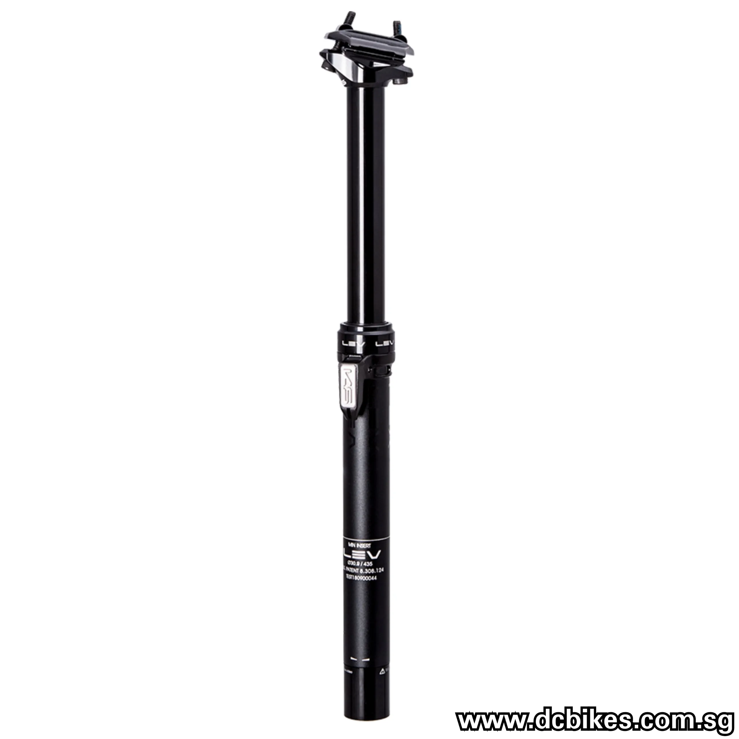 KS | 30.9/31.6 Kind Shock LEV 125mm External Routing Air Dropper Seat Post   Bar Remote Lever