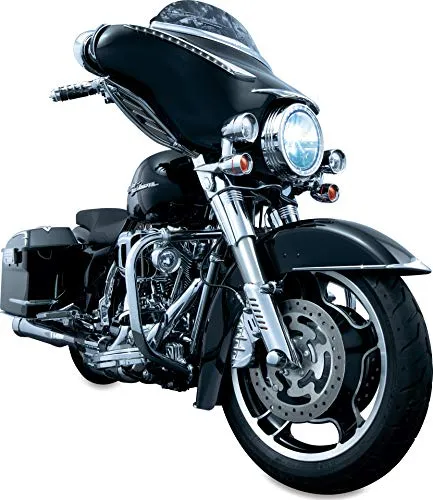 Kuryakyn 7789 Motorcycle Accent Accessory: Caliper Covers for Brembo Calipers for 2006-19 Harley-Davidson Motorcycles, Chrome, 1 Pair