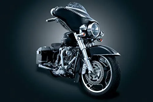 Kuryakyn 7789 Motorcycle Accent Accessory: Caliper Covers for Brembo Calipers for 2006-19 Harley-Davidson Motorcycles, Chrome, 1 Pair