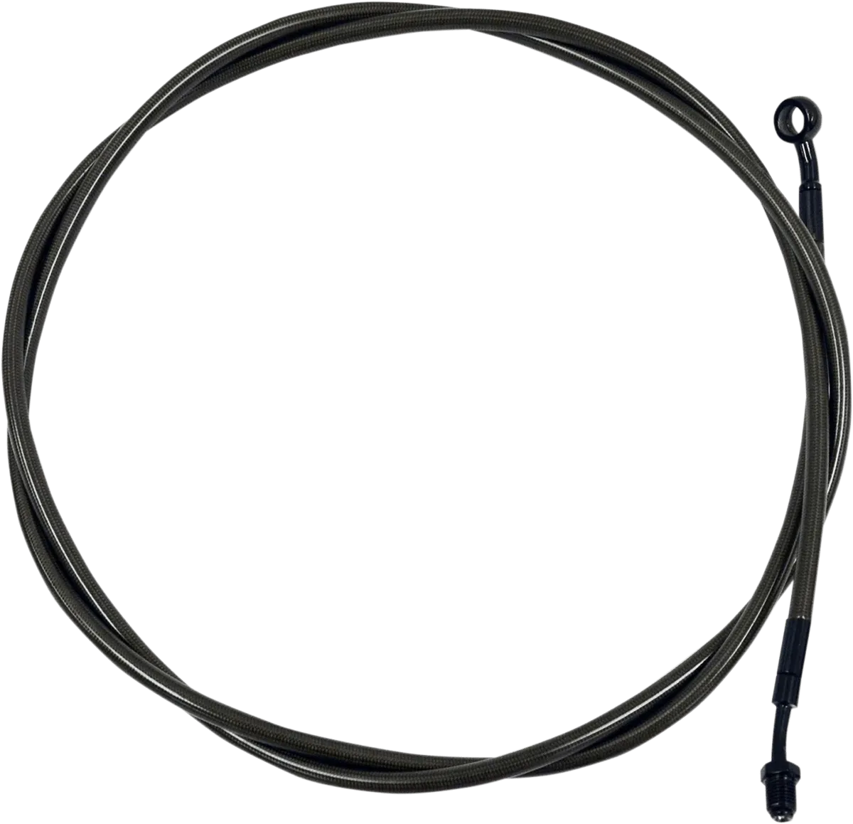 LA Choppers LA-8210C13M Midnight Braided Clutch Cable - 12-14in. Ape Hangers
