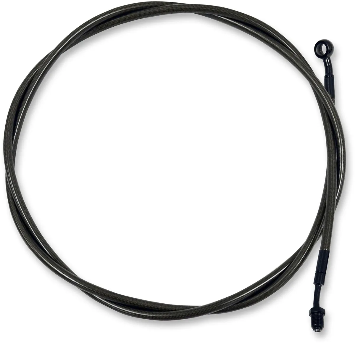 LA Choppers LA-8210C13M Midnight Braided Clutch Cable - 12-14in. Ape Hangers
