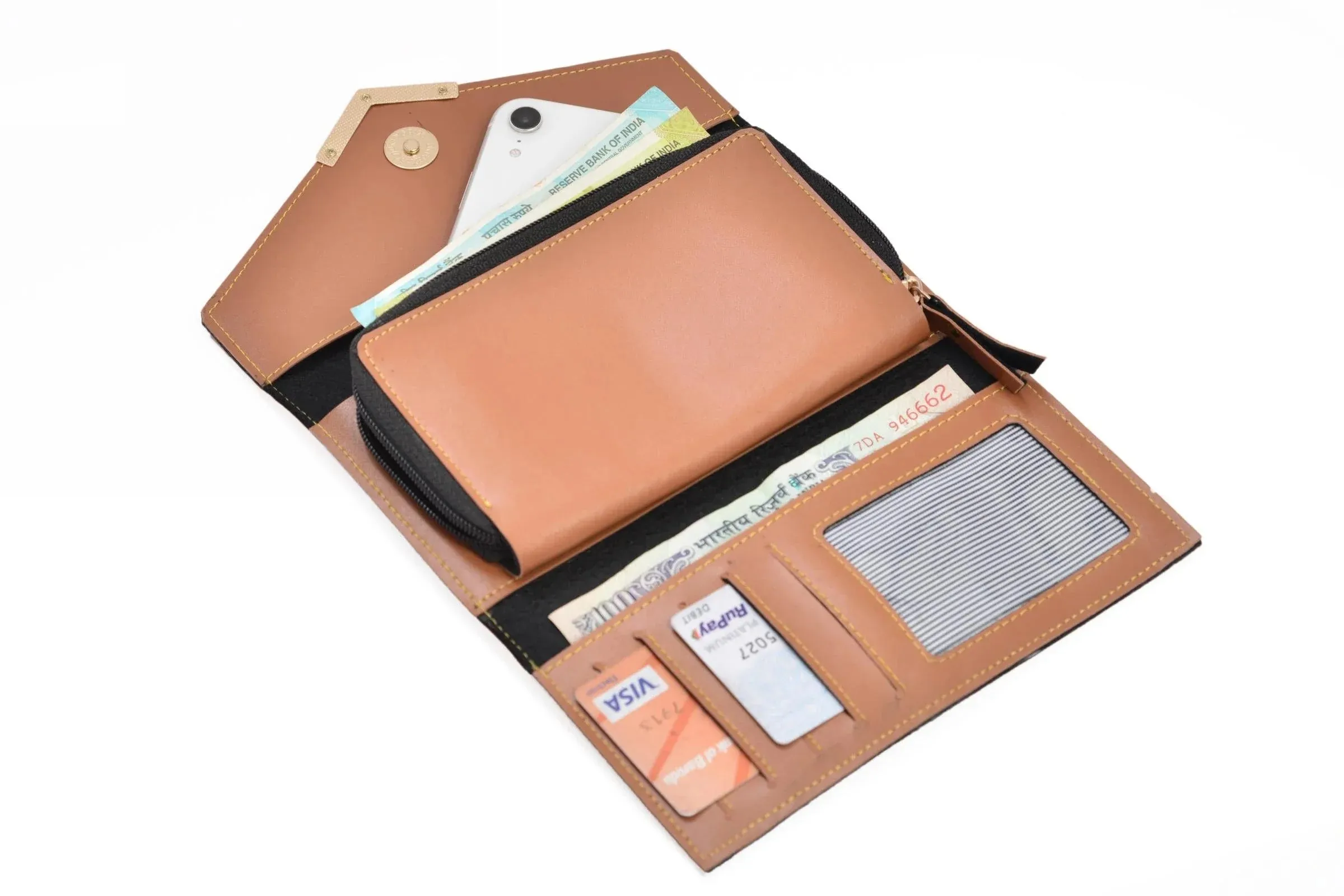Lady Wallet   Men's Wallet (Couple Gift 1) - Tan