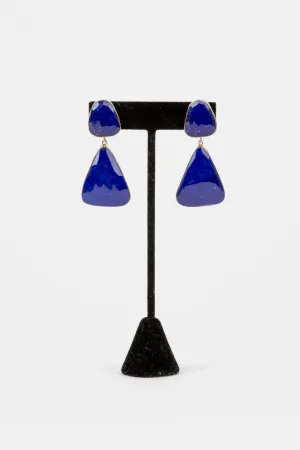 Lapis, Sterling Silver Earrings