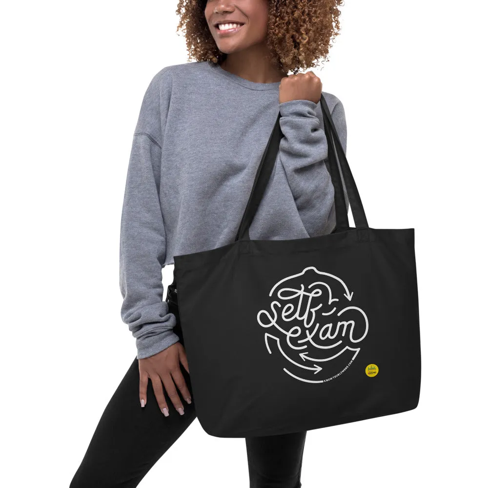Large organic Self-Exam tote bag