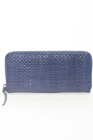 LARGE WALLET Cobalt  Woven