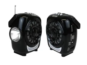 Lax Max Li S1622 Bocina Portatil C/Lampara Led Recargable Negra