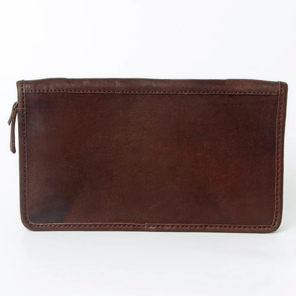 Leather Cowhide Jewelry Clutch