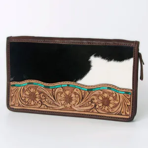 Leather Cowhide Jewelry Clutch