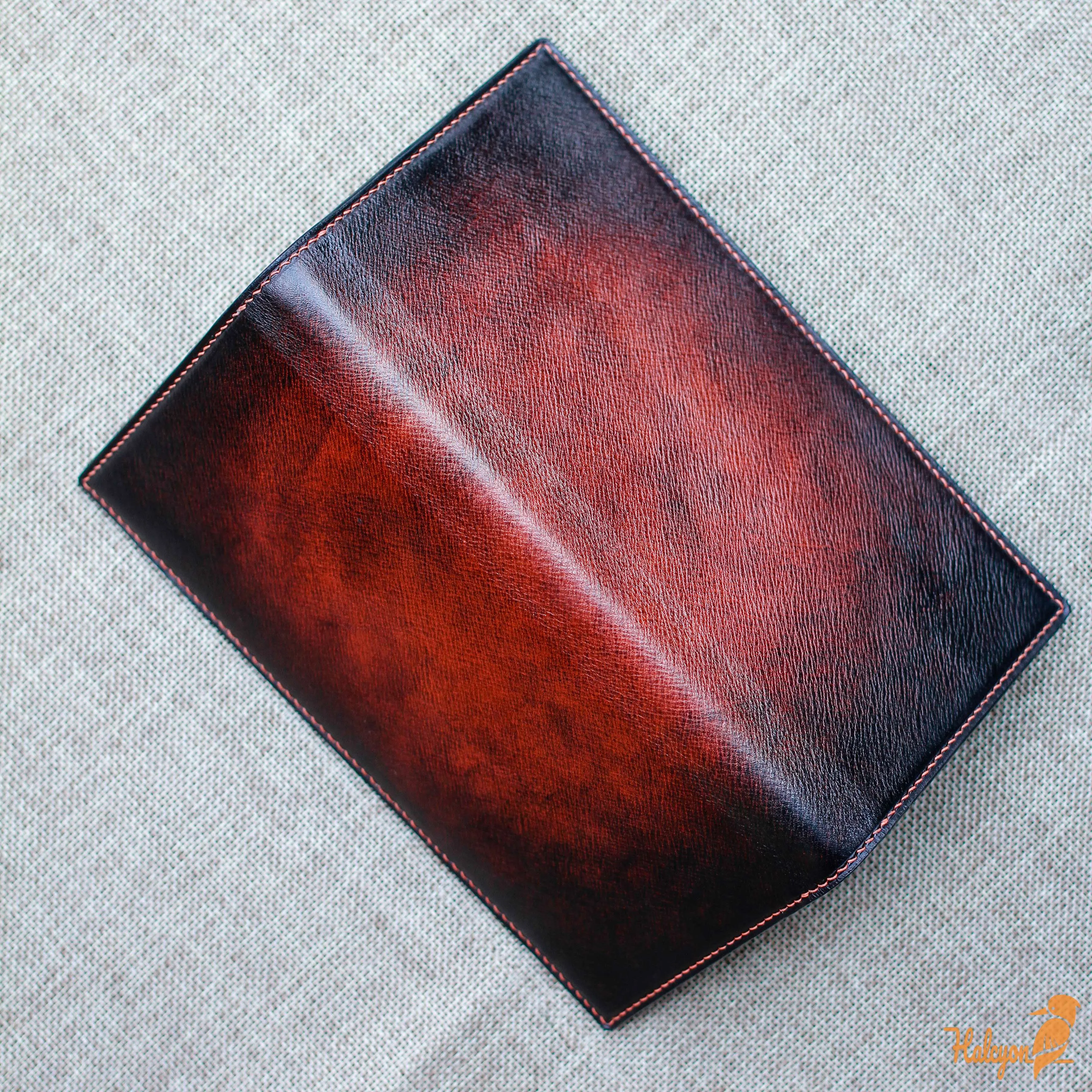 Leather Long Wallet, Engraved Mens Wallet