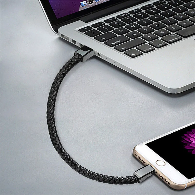 Leather Micro USB Bracelet
