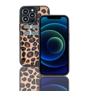 Leather Phone Case with Wallet for iPhone 13 Pro