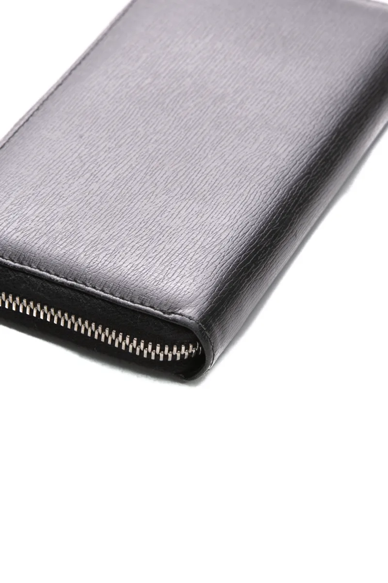 Leather Zip Around Wallet