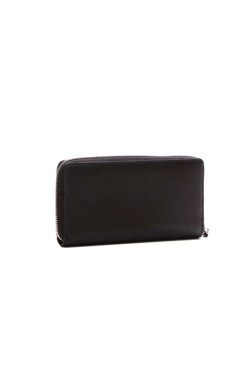Leather Zip Around Wallet