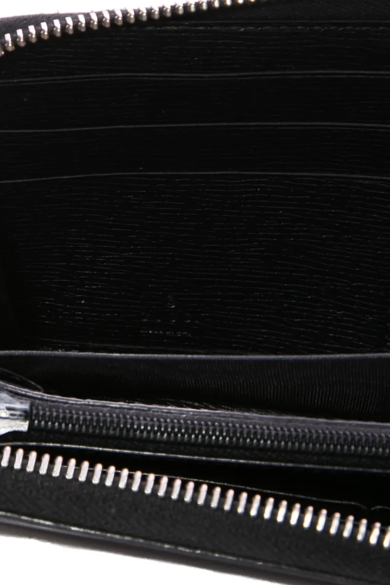 Leather Zip Around Wallet