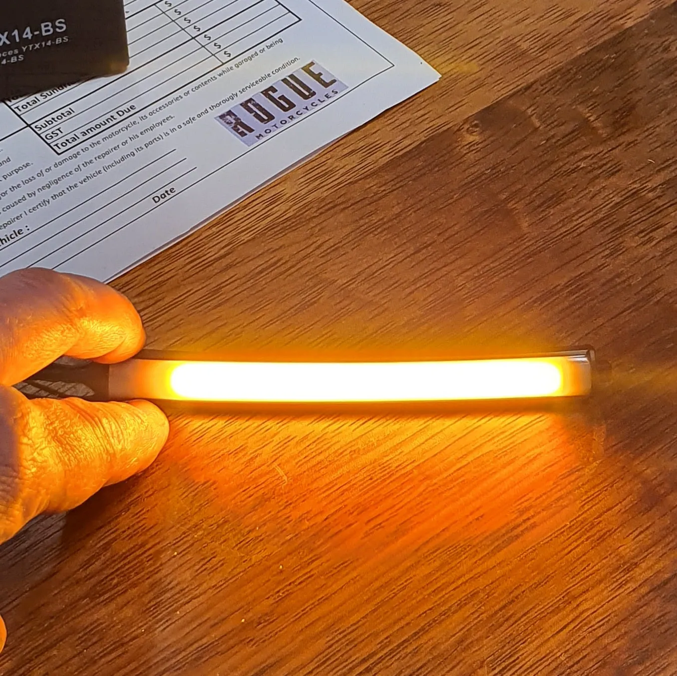 LED Wrap around Fork indicators