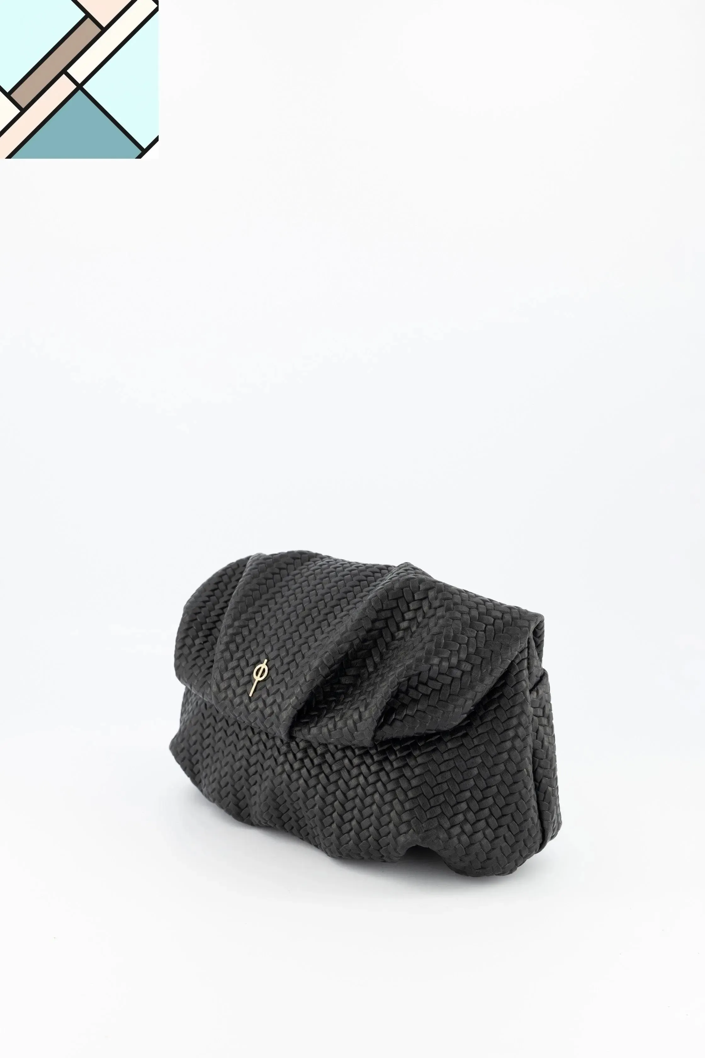Leda Braid Handbag Black