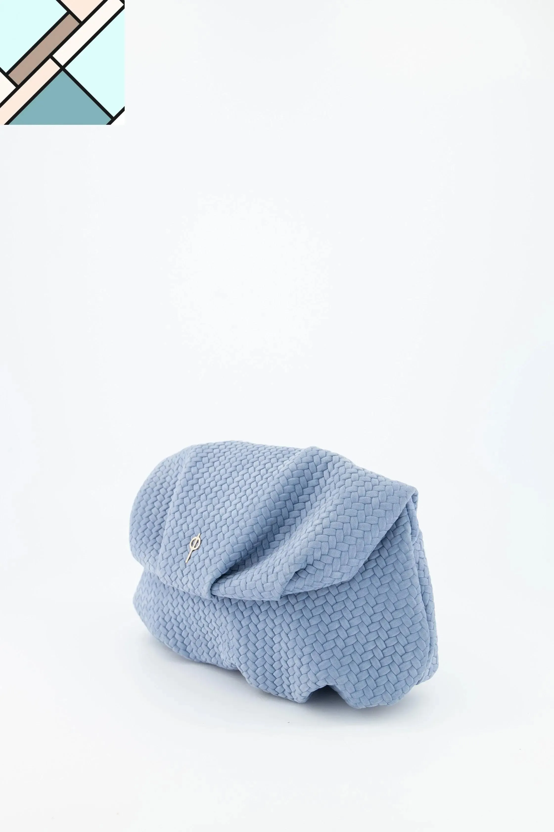 Leda Braid Handbag Blue