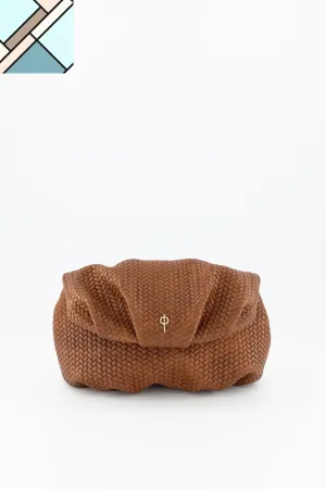 Leda Braid Handbag Brown