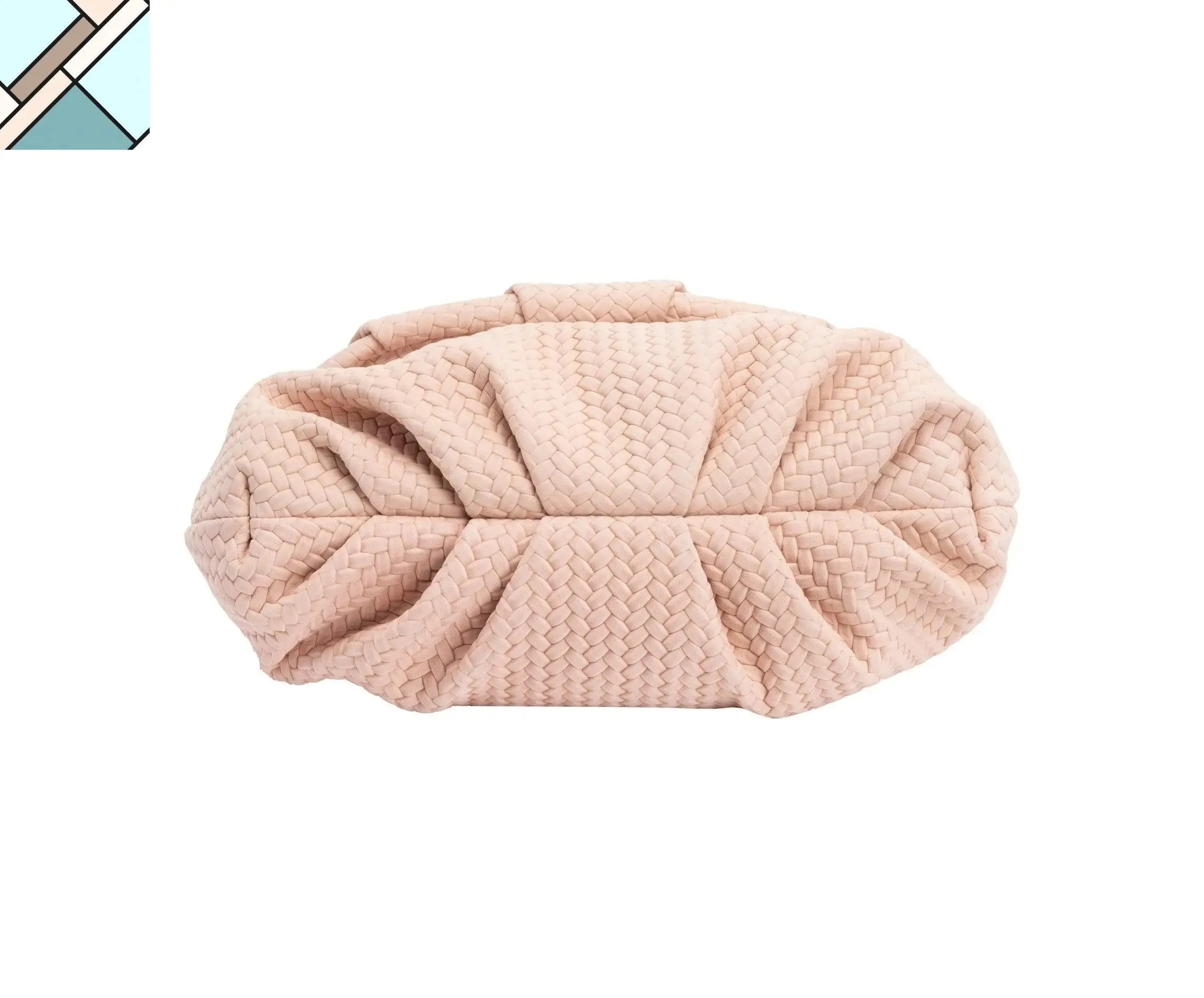 Leda Braid Handbag Pink