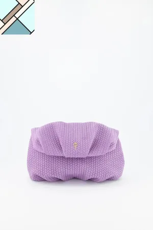 Leda Braid Handbag Purple