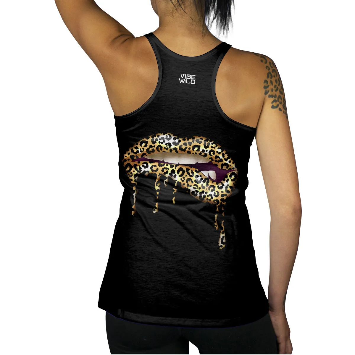 Leopard Lips Racerback Tank
