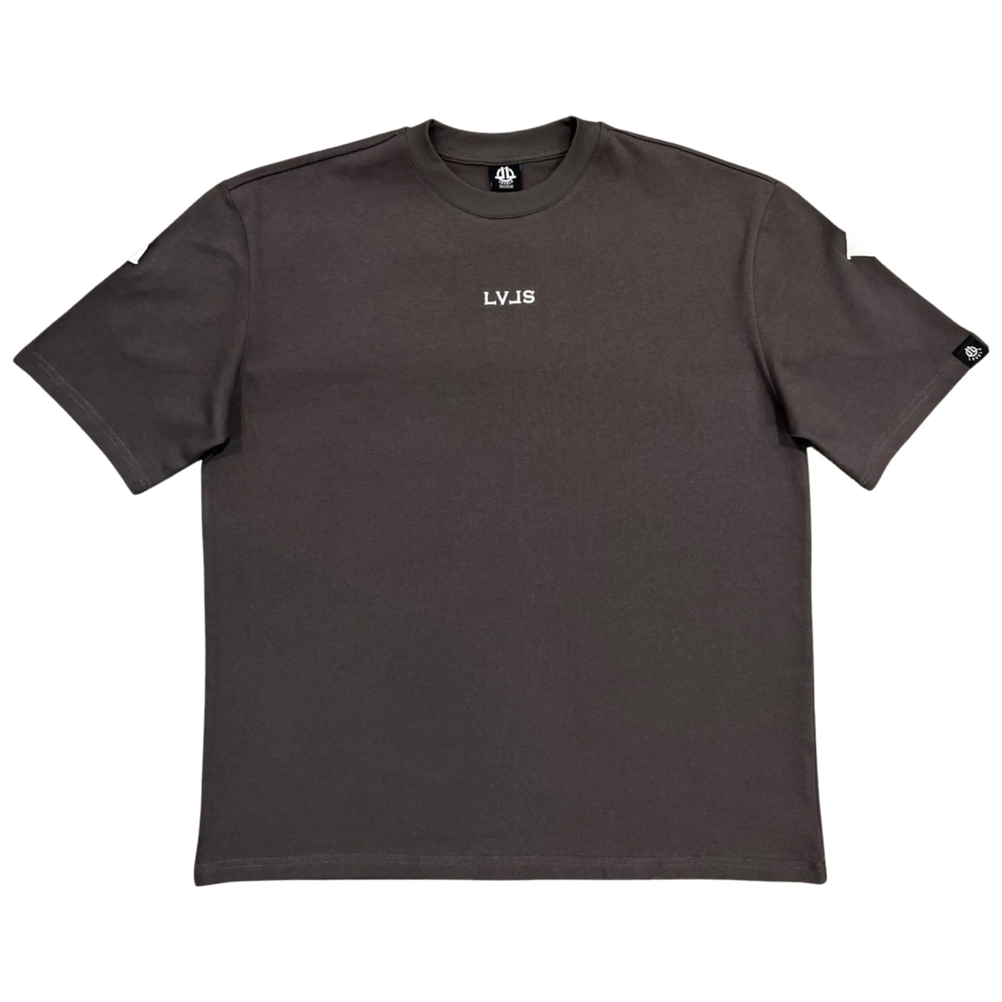 LEVELS SIGNATURE OVERSIZED TEE | CHARCOAL
