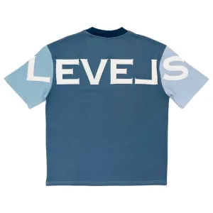 LEVELS SIGNATURE OVERSIZED TEE | MULTI BLUE