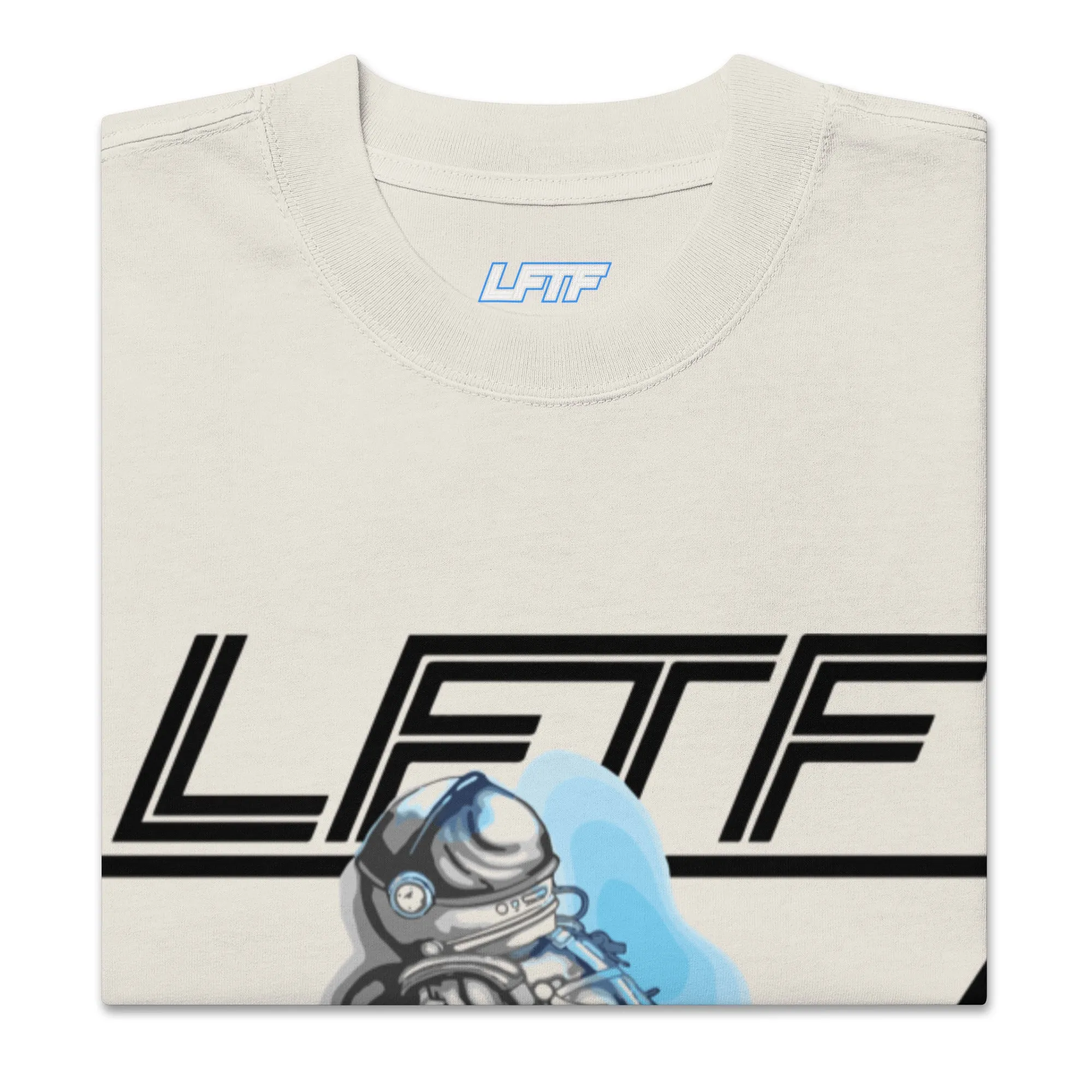 LFTF Spaced Out Oversized faded t-shirt