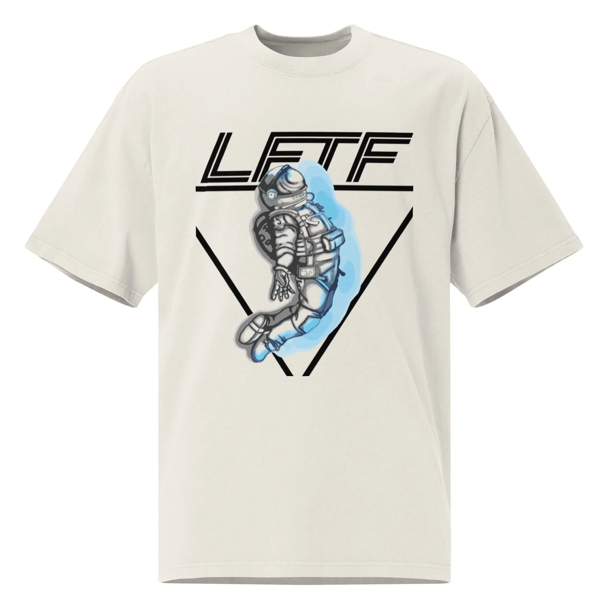 LFTF Spaced Out Oversized faded t-shirt