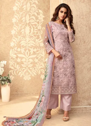 Light Purple Pakistani Salwar Kameez Suit
