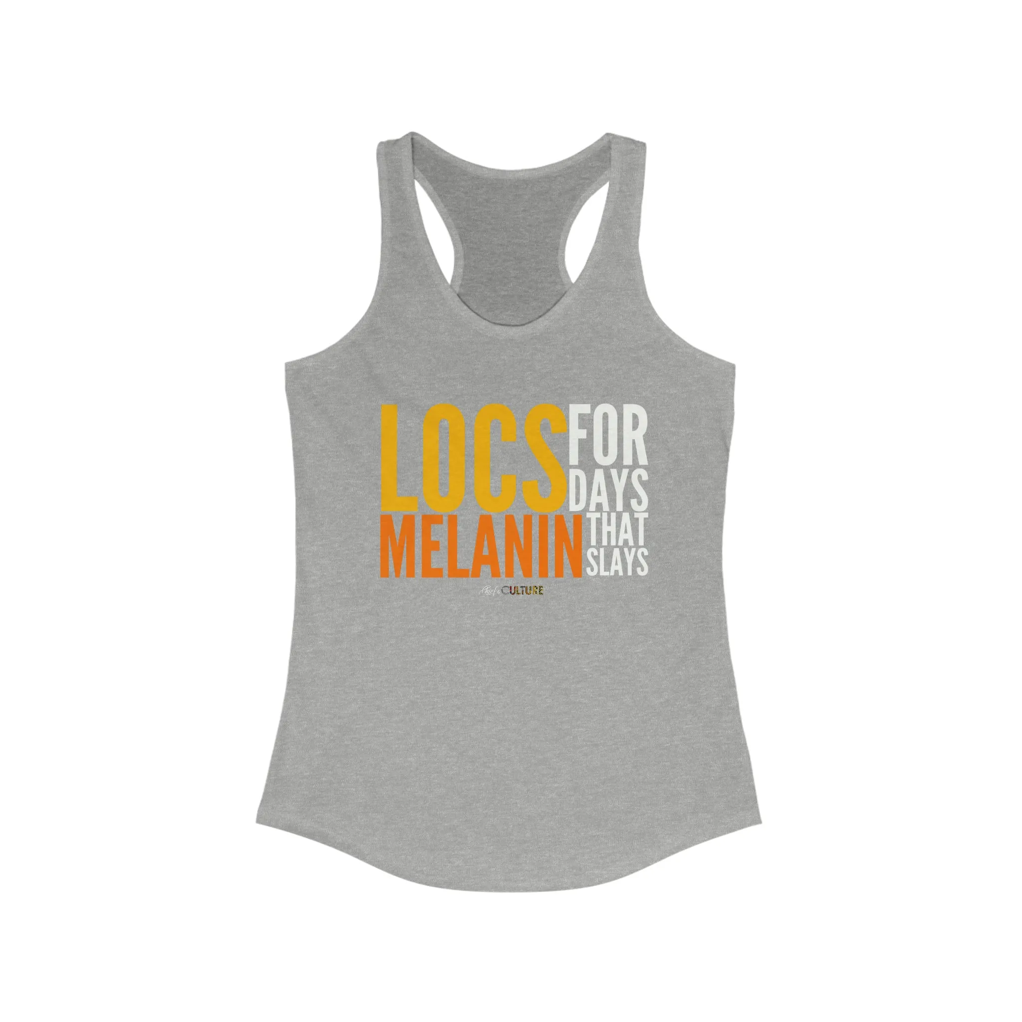 LOCS FOR DAYS Women's Racerback Tank