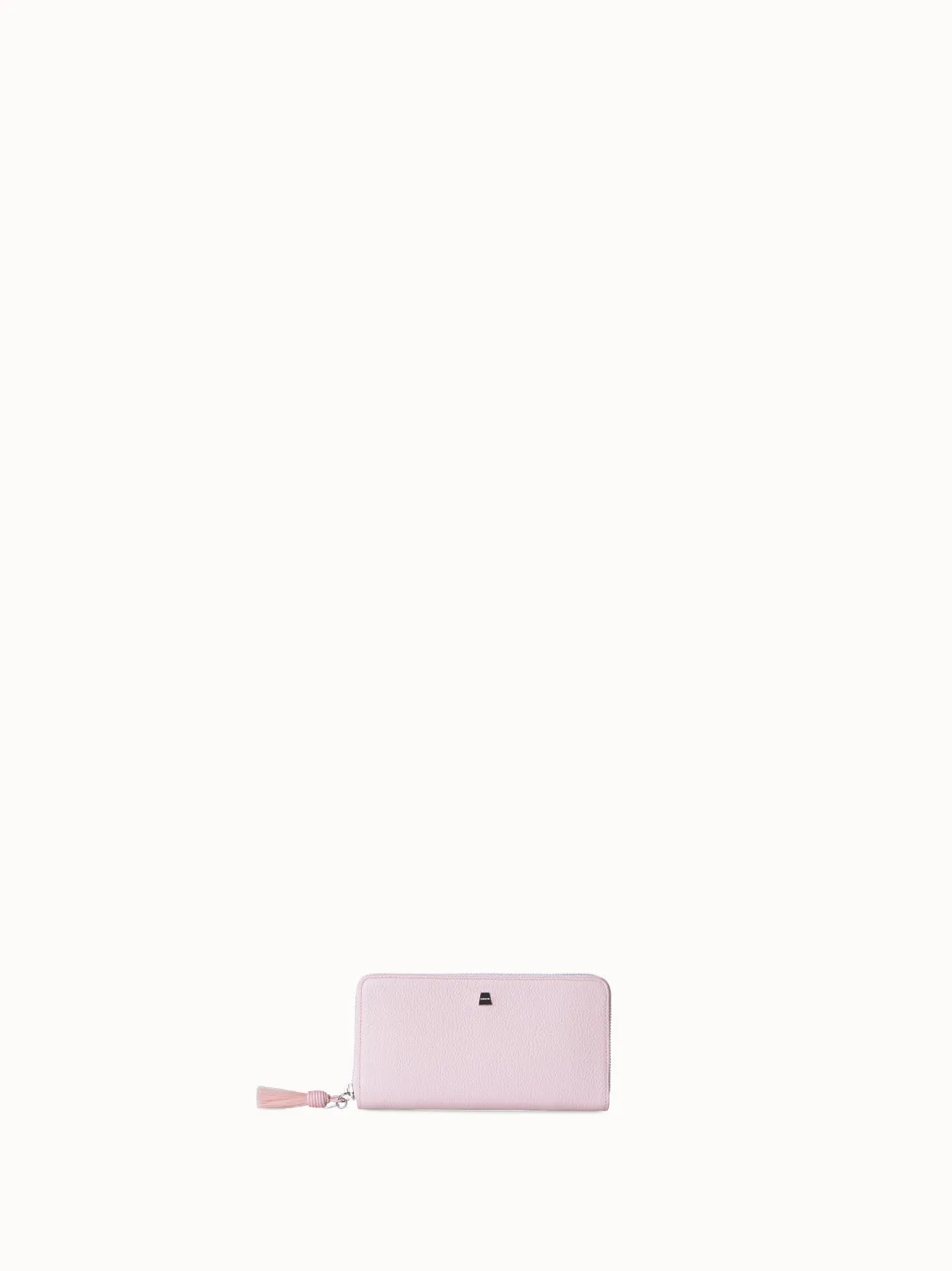 Long Zip Around Wallet in Leather