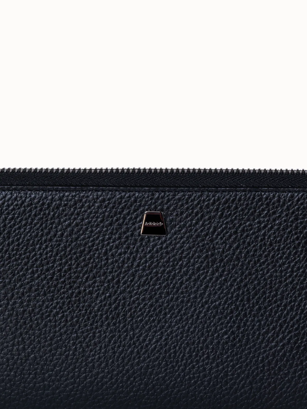 Long Zip Around Wallet in Leather