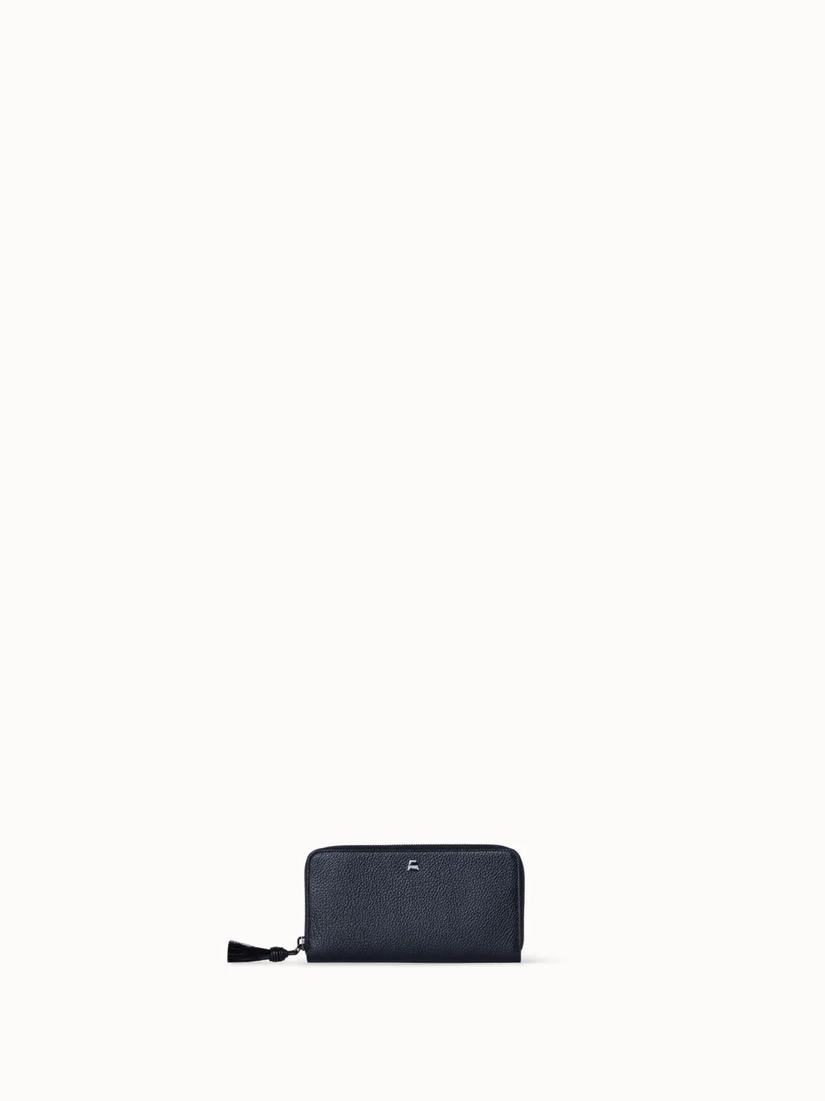Long Zip Around Wallet in Leather