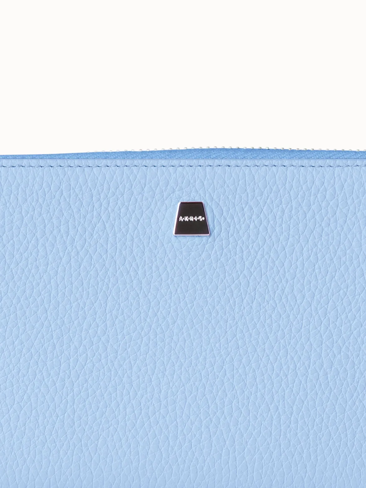 Long Zip Around Wallet in Leather