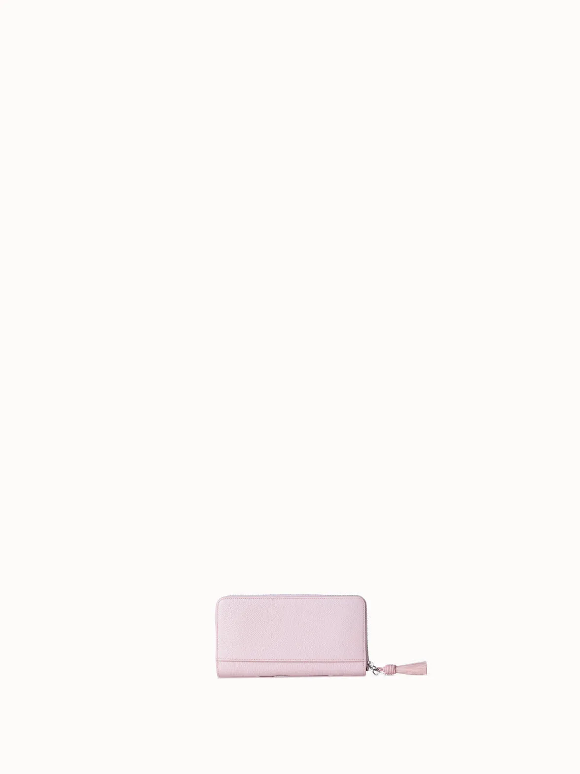 Long Zip Around Wallet in Leather