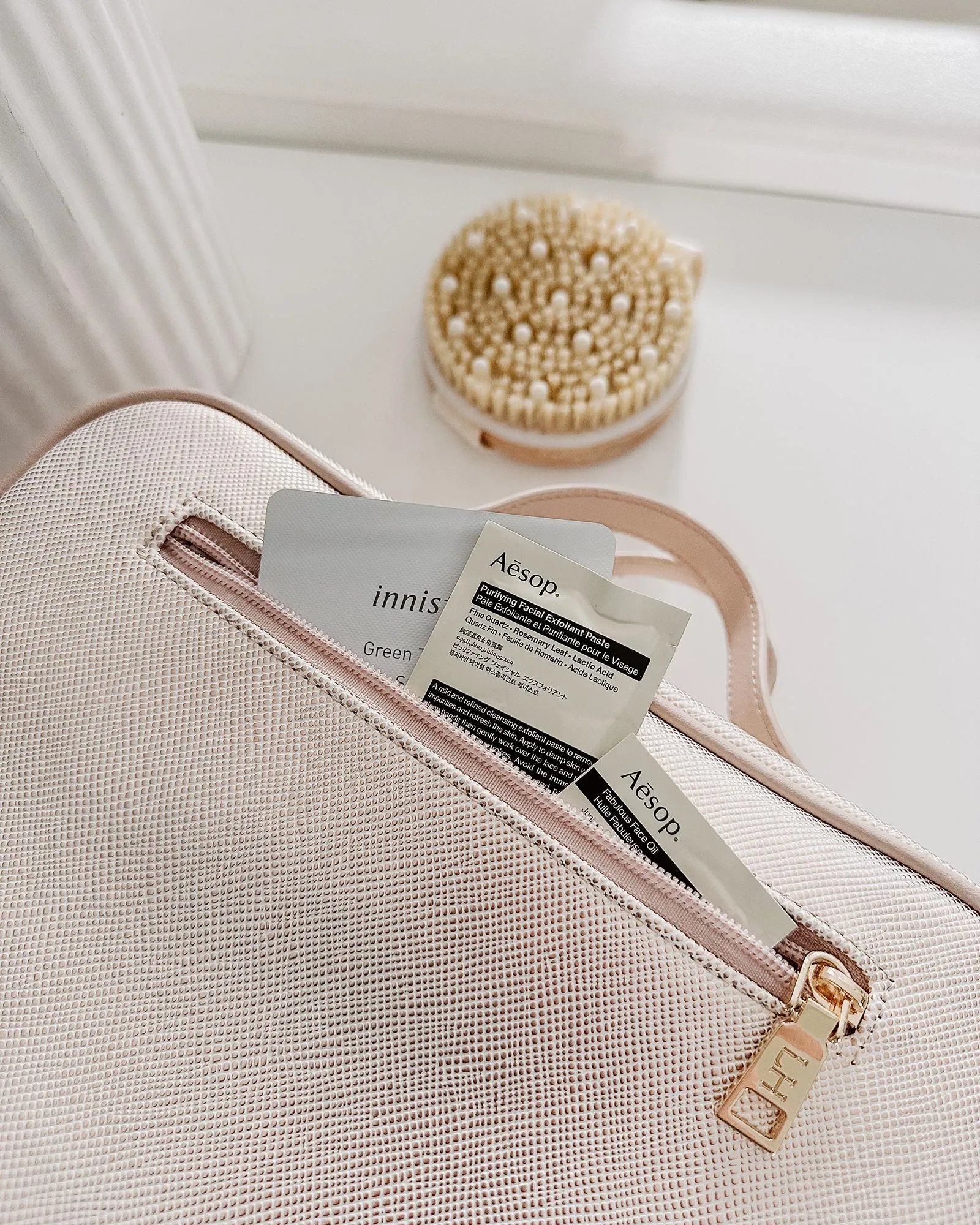 Louenhide Baby Emma Cosmetic Bag Metallic Nude