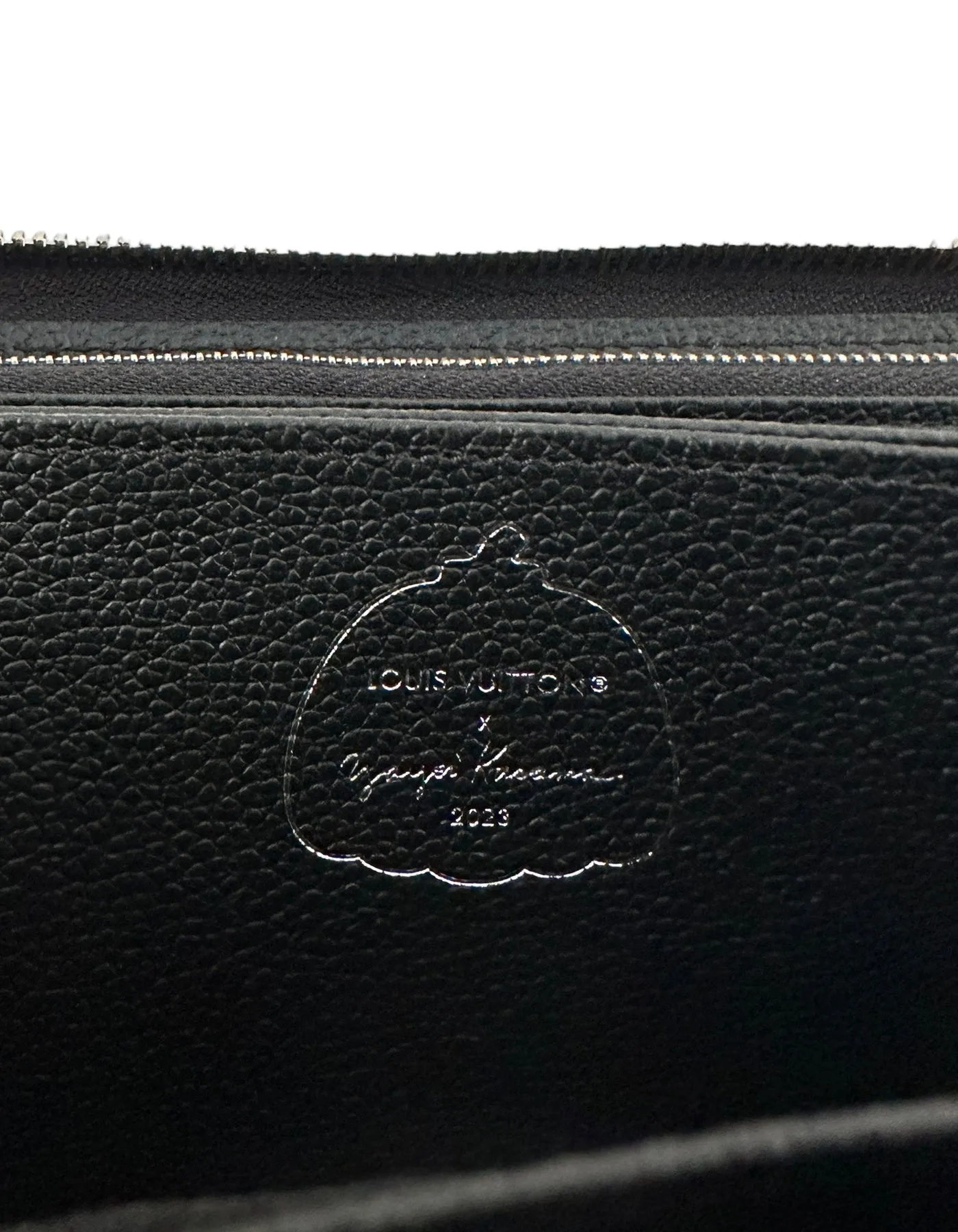 Louis Vuitton 2023 LV X YK Black Monogram Dots Empreinte Zippy Wallet
