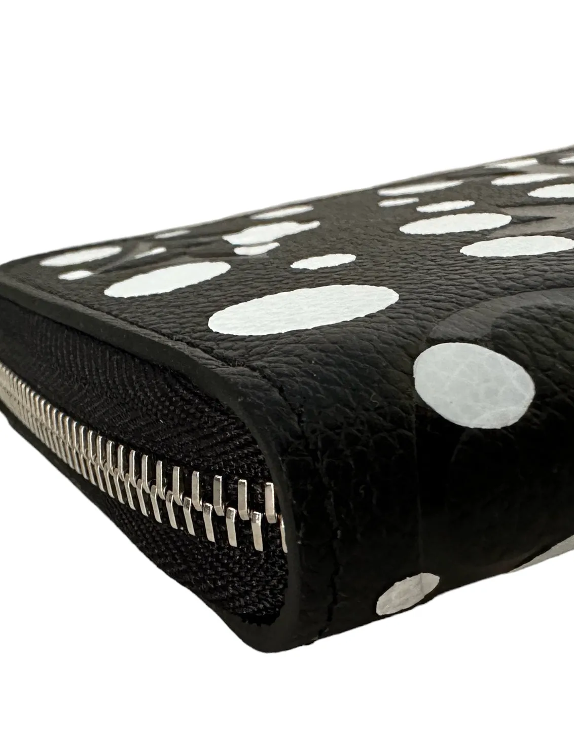 Louis Vuitton 2023 LV X YK Black Monogram Dots Empreinte Zippy Wallet