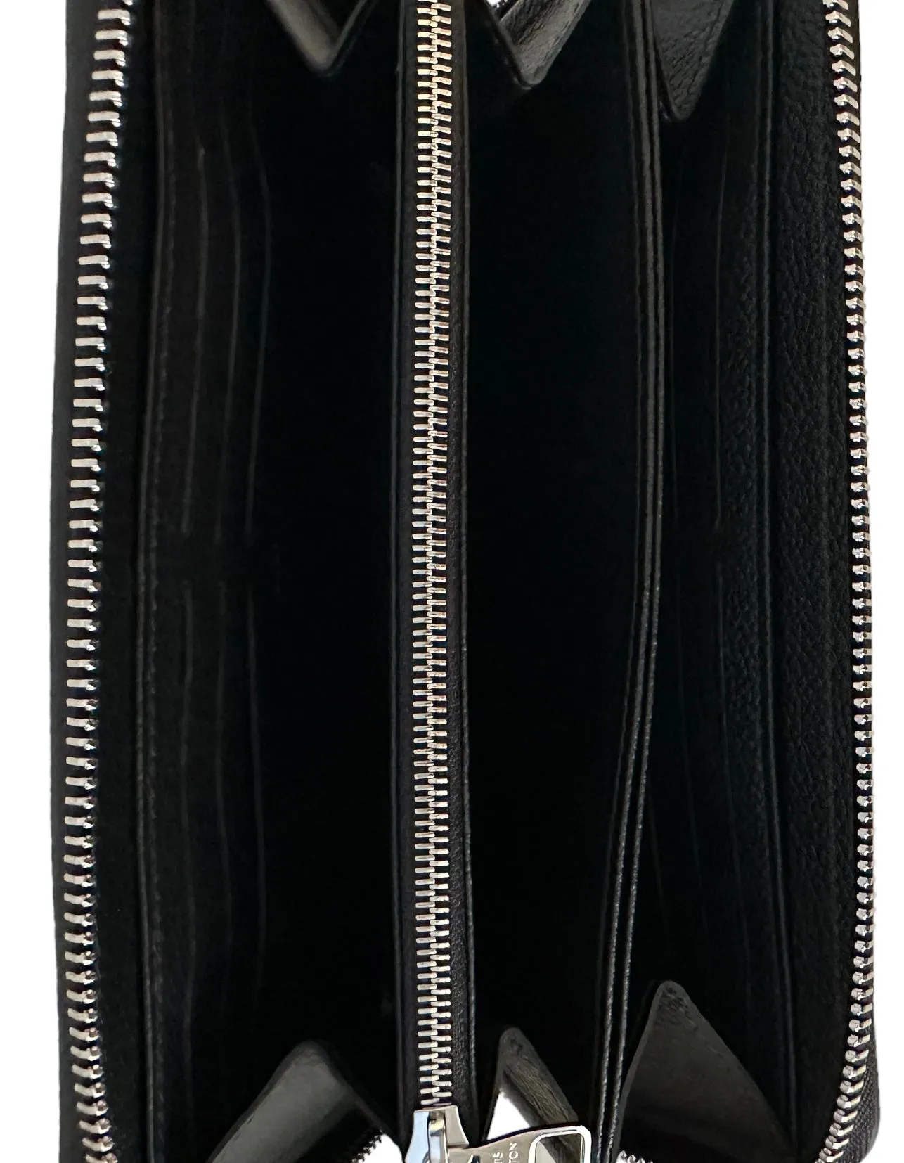 Louis Vuitton 2023 LV X YK Black Monogram Dots Empreinte Zippy Wallet